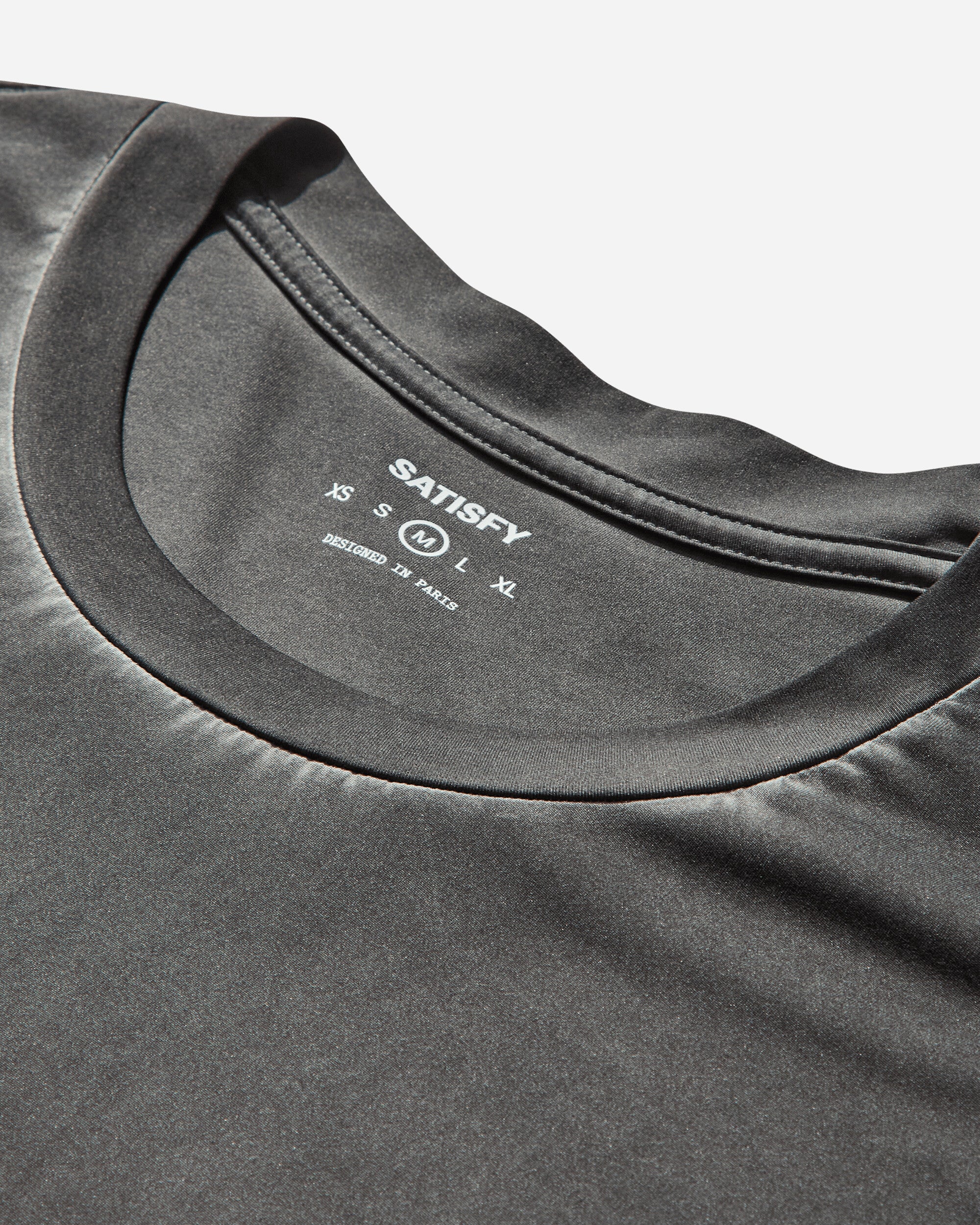 Satisfy Auralite T-Shirt Pigment Black T-Shirts Shortsleeve 11000 00D04