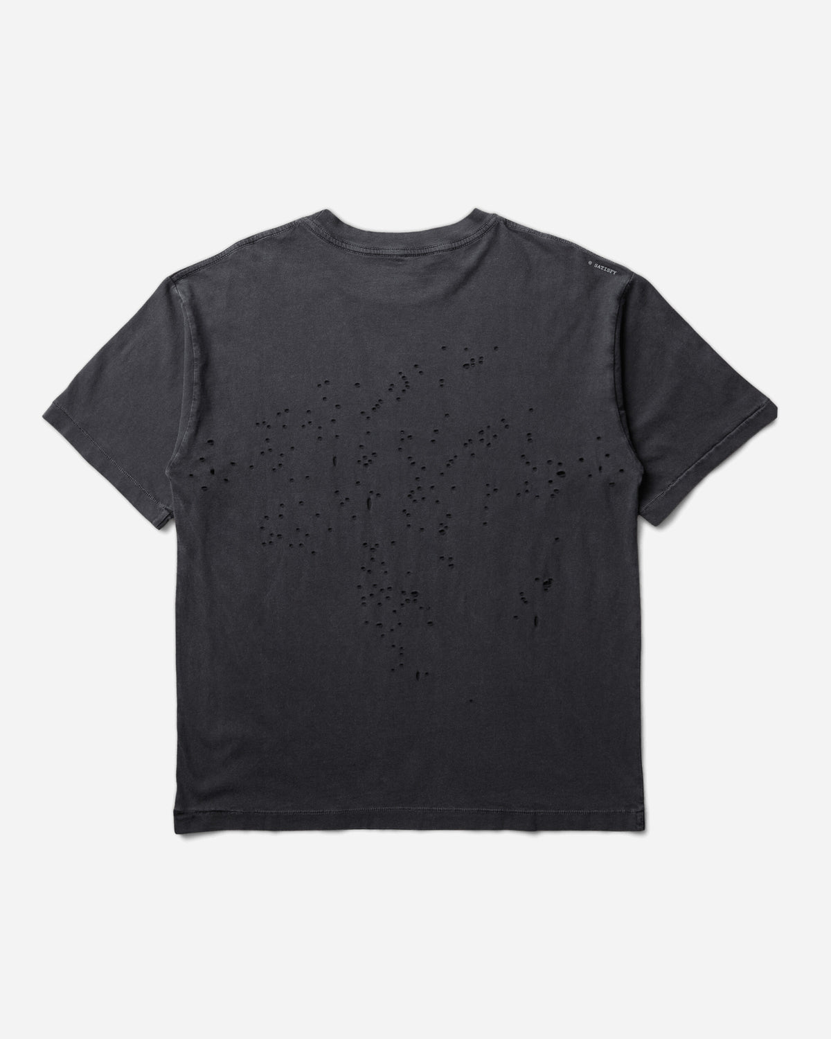 Satisfy Mothtech T Shirt Aged Black AirBrush Glitt T-Shirts Shortsleeve 11006-00A38 00A38
