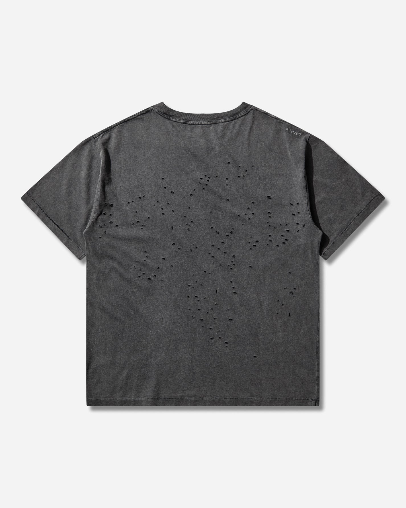 Satisfy Mothtech T Shirt Aged Black SAB T-Shirts Shortsleeve 11006 00A02