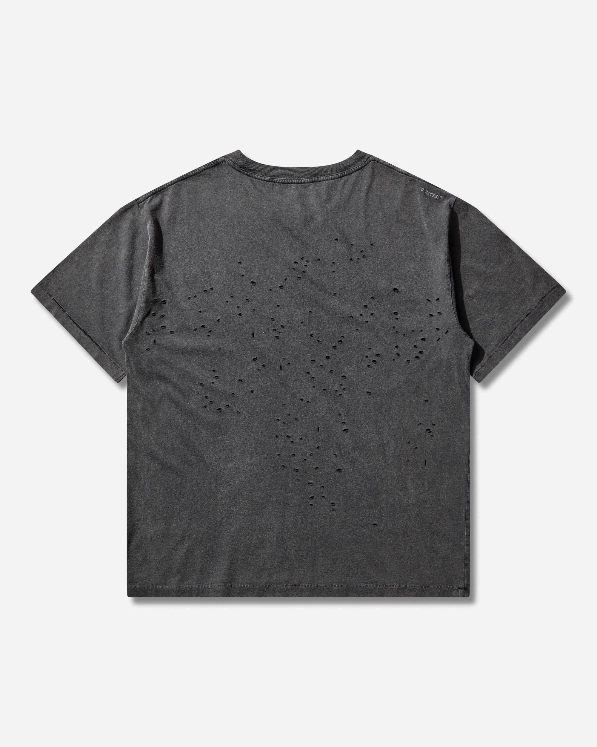 Satisfy Mothtech T Shirt Aged Black SAB T-Shirts Shortsleeve 11006 00A02