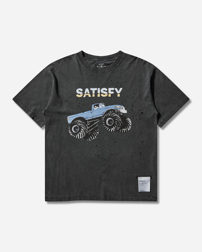 Satisfy Mothtech T Shirt Aged Black T-Shirts Shortsleeve 11006 00A21