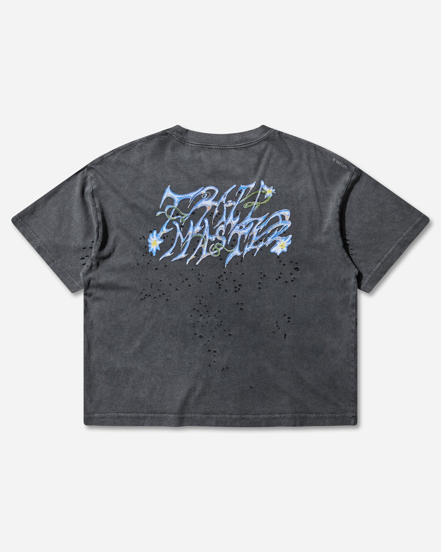 Satisfy Mothtech T Shirt Aged Black T-Shirts Shortsleeve 21002 00A14 