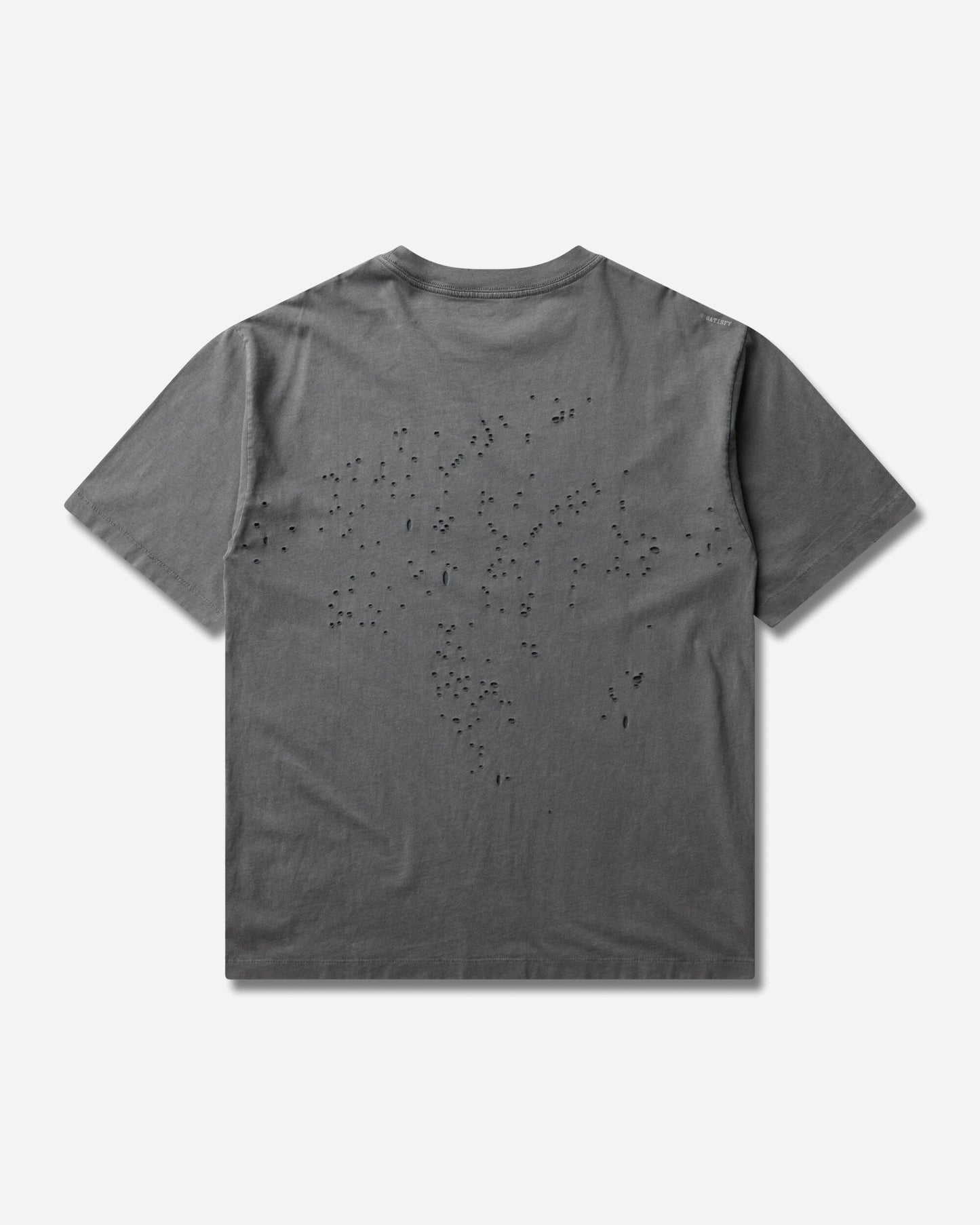 Satisfy Mothtech T Shirt Faded Black SA T-Shirts Shortsleeve 11006-01A01 01A01