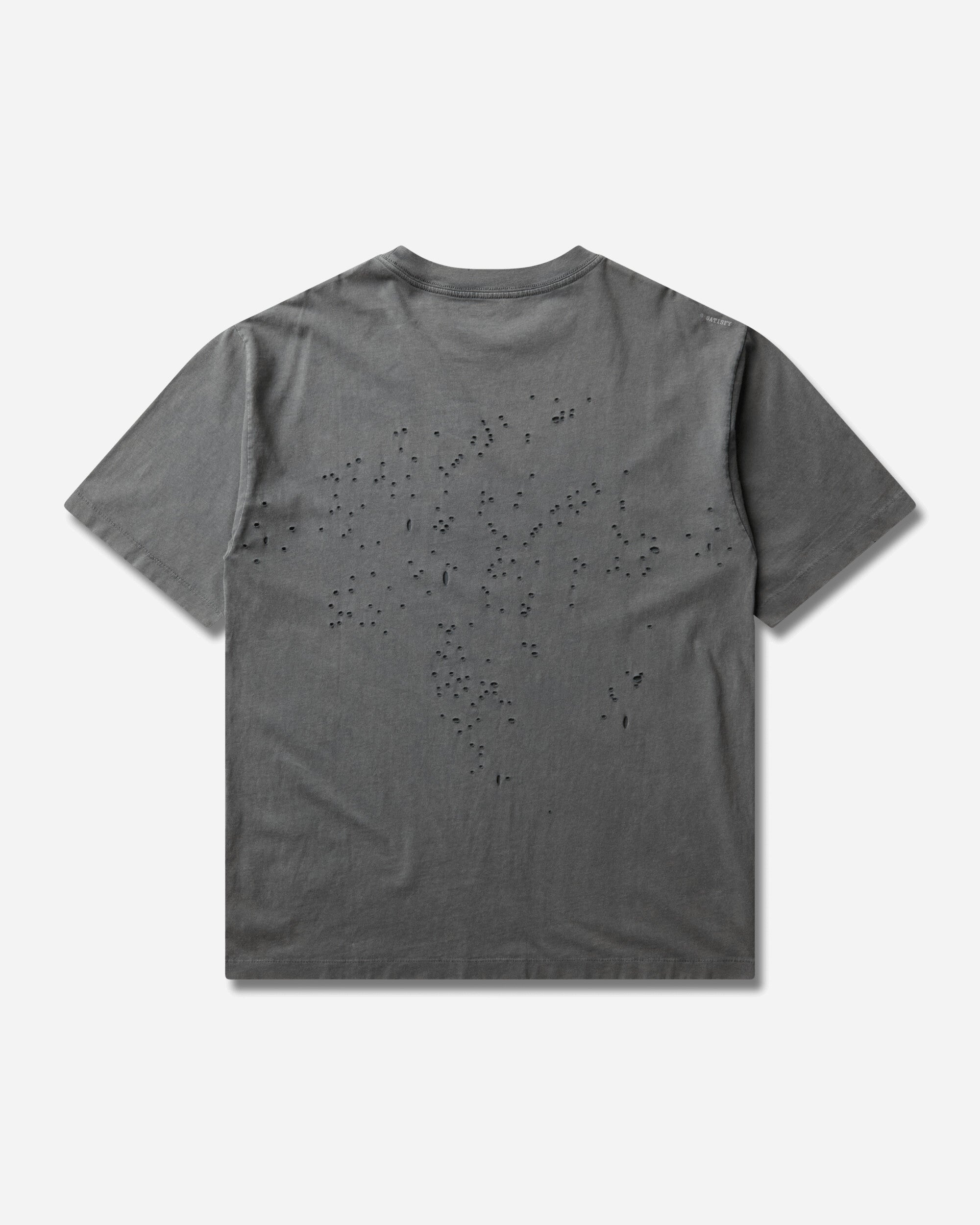 Satisfy Mothtech T Shirt Faded Black SA T-Shirts Shortsleeve 11006-01A01 01A01