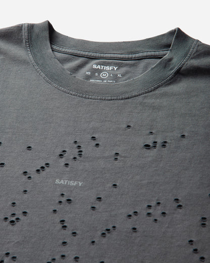 Satisfy Mothtech T Shirt Faded Black SA T-Shirts Shortsleeve 11006-01A01 01A01