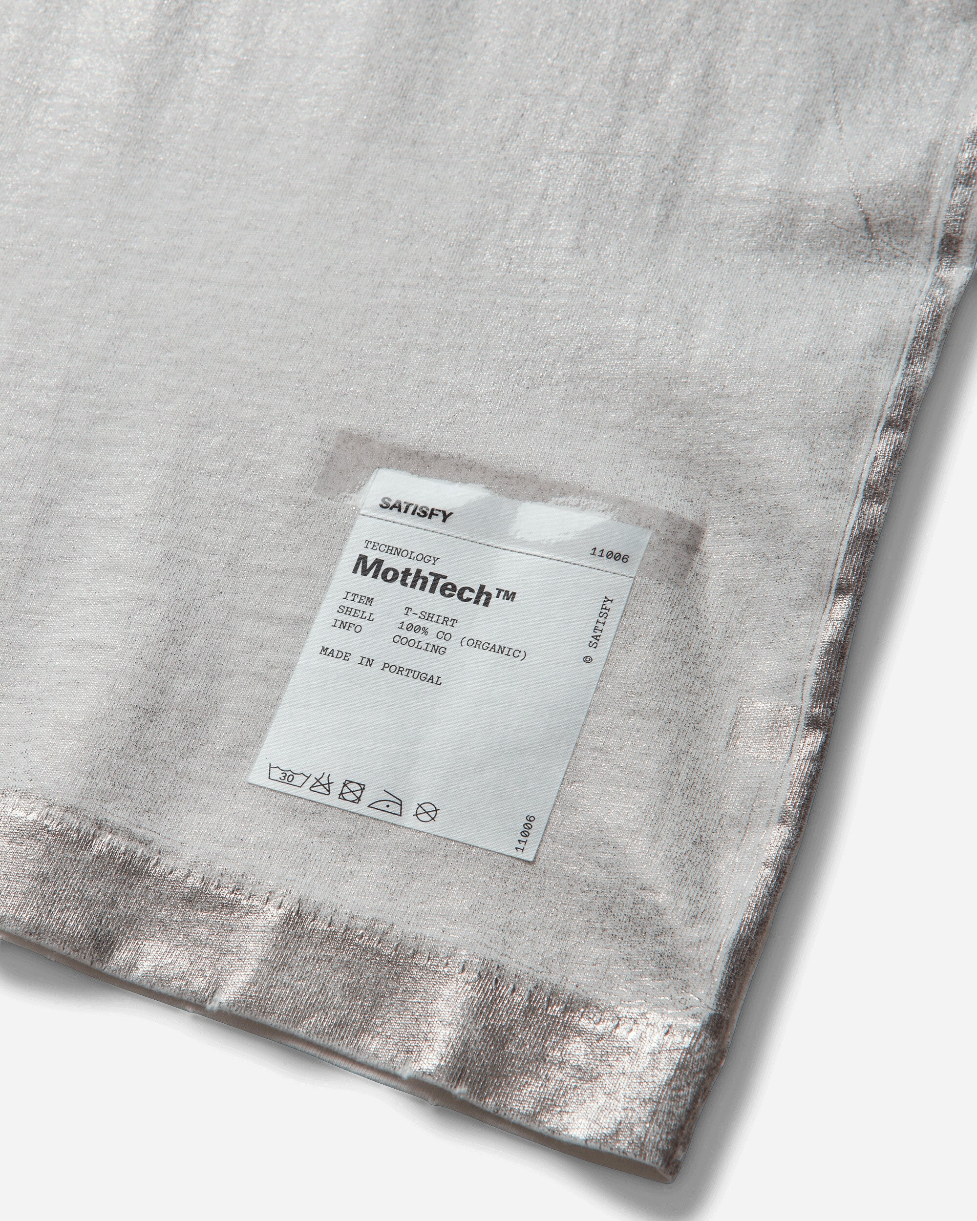 Satisfy Mothtech T Shirt Silver T-Shirts Shortsleeve 11006 80K02