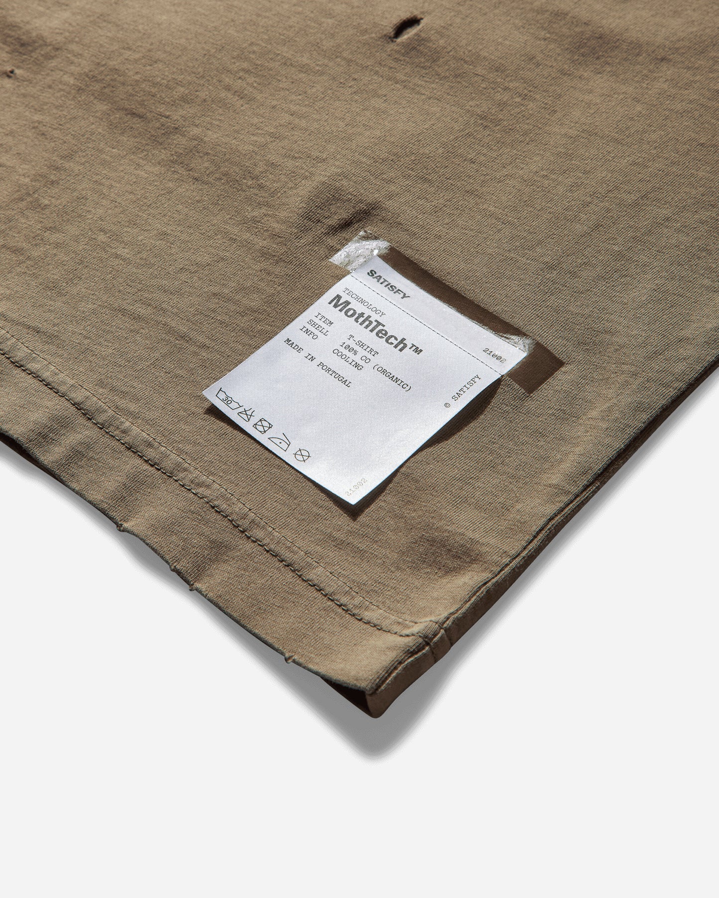 Satisfy Mothtech T Shirt Aged Falcon T-Shirts Shortsleeve 21002 91A04 