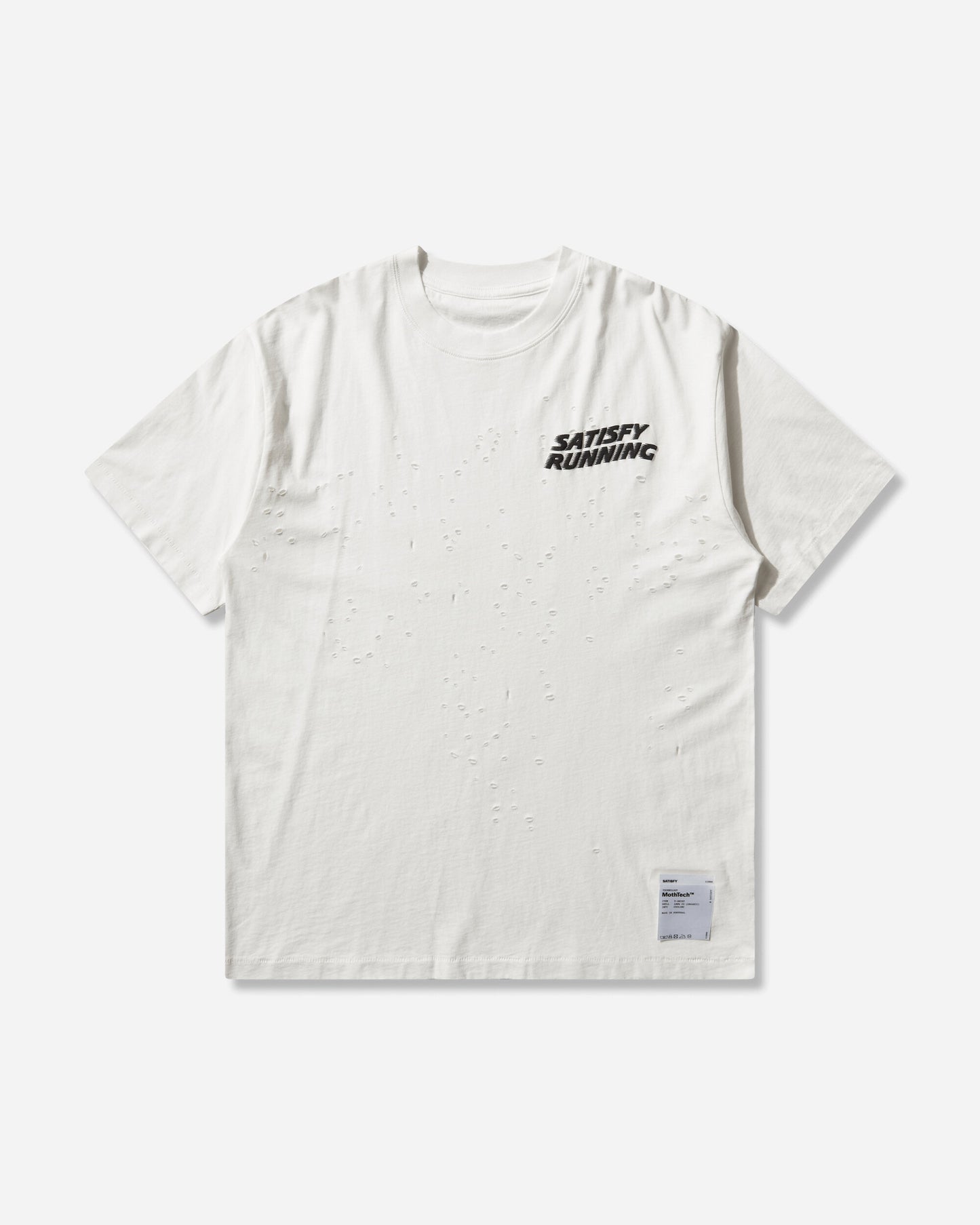 Satisfy Mothtech T Shirt Off White WA T-Shirts Shortsleeve 11006 11108