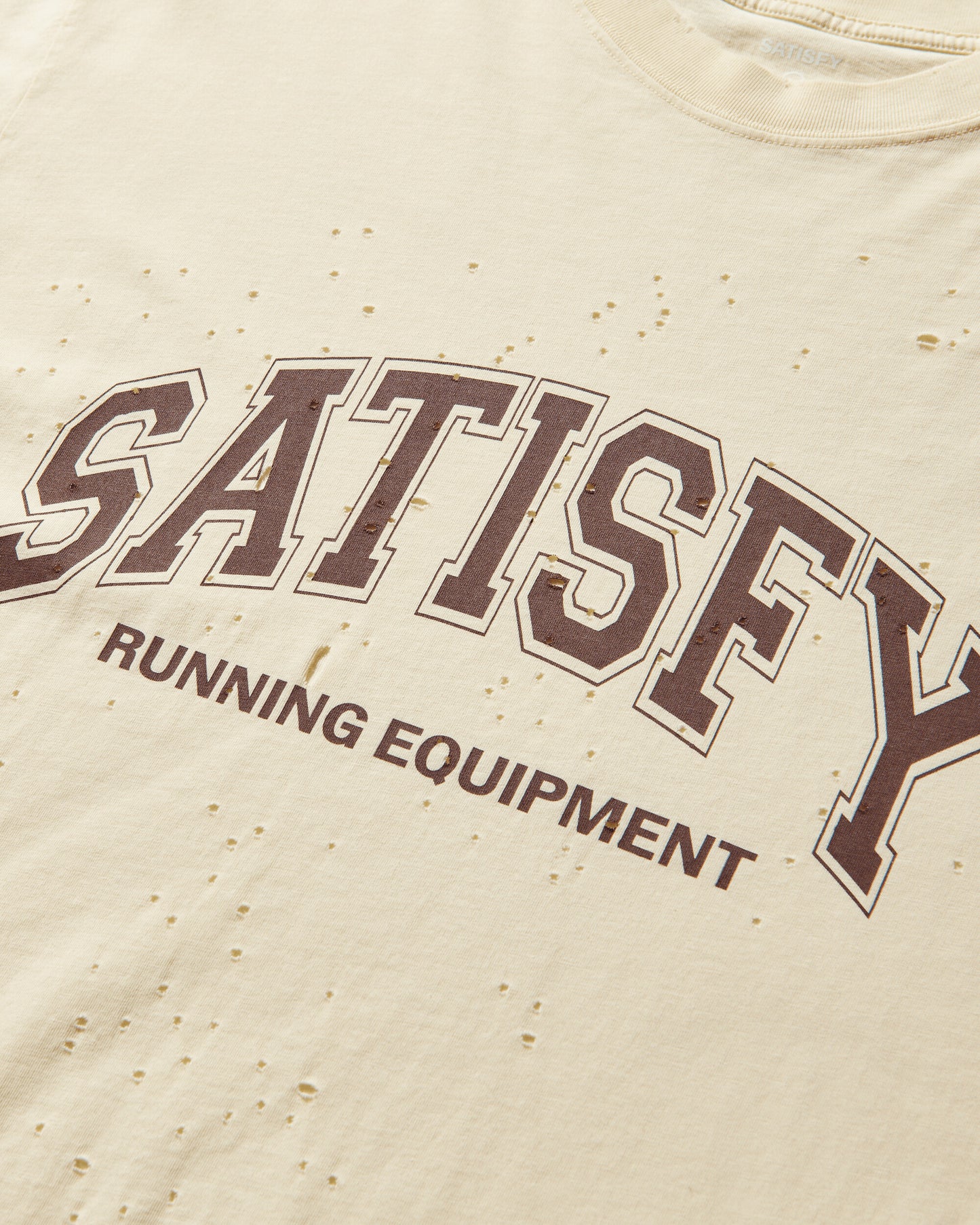 Satisfy Mothtech T Shirt Aged Transparent Yellow T-Shirts Shortsleeve 11006 41A04