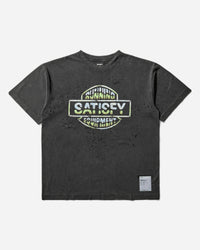 Satisfy Satisfy X Slam Jam Tee Aged Black T-Shirts Shortsleeve 11006 1