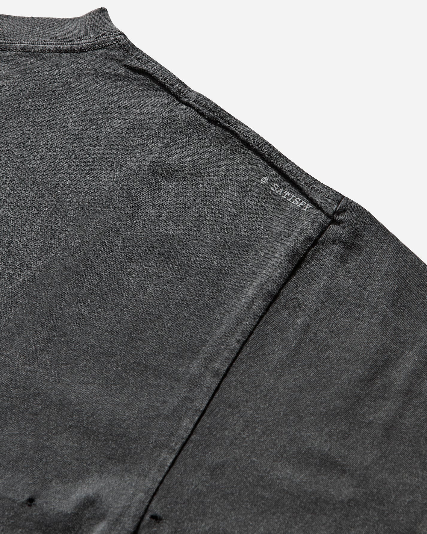 Satisfy Satisfy X Slam Jam Tee Aged Black T-Shirts Shortsleeve 11006 1