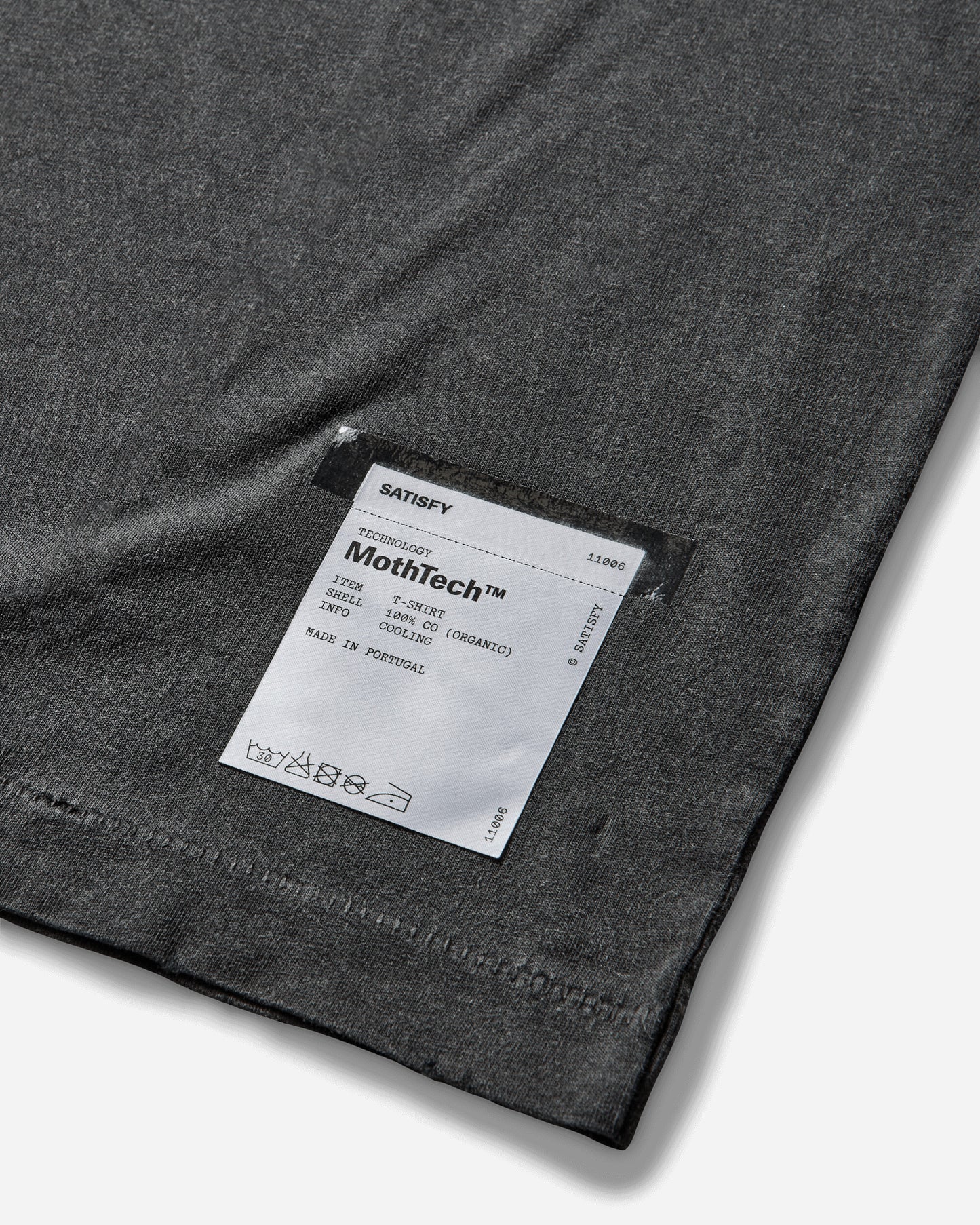 Satisfy Satisfy X Slam Jam Tee Aged Black T-Shirts Shortsleeve 11006 1