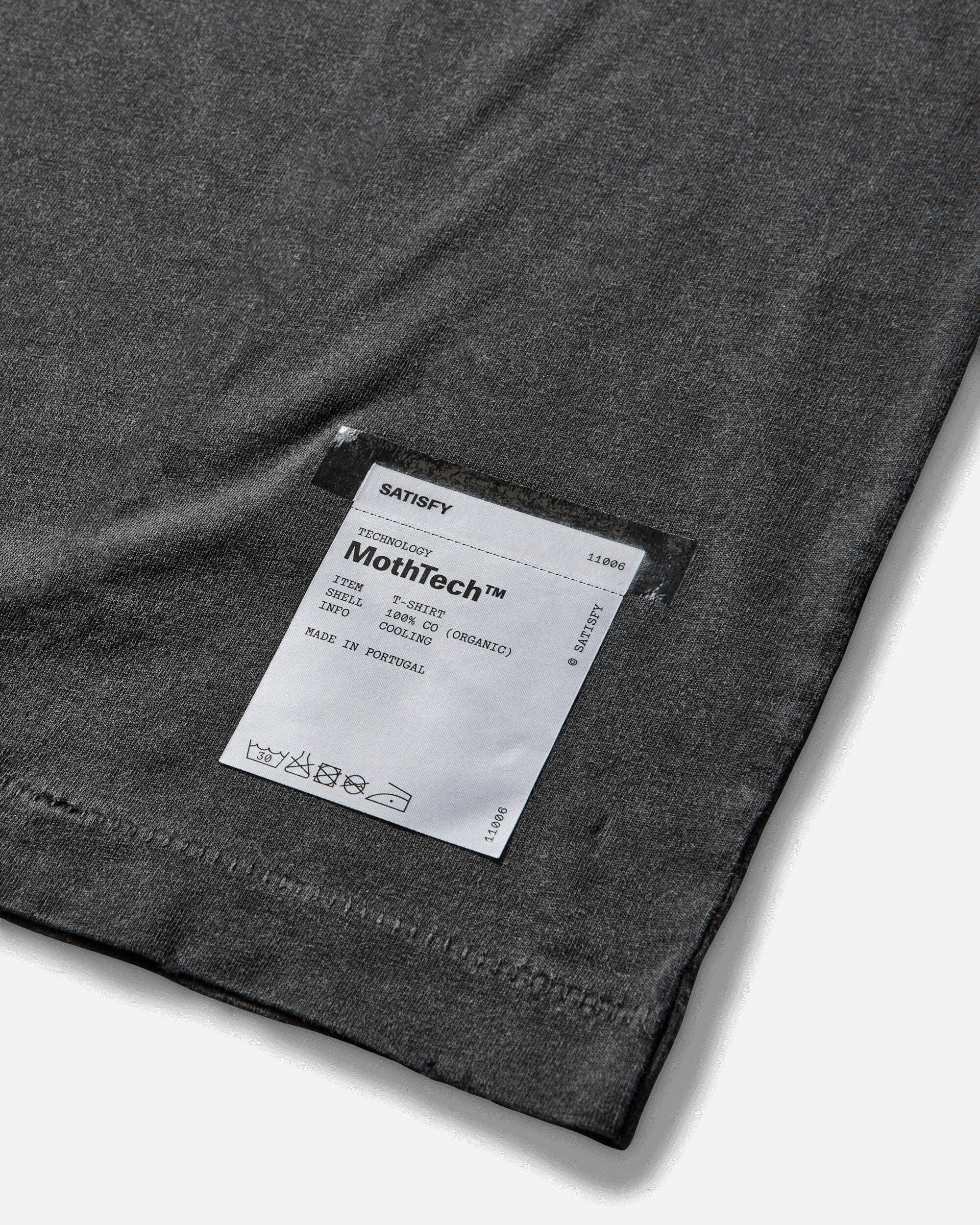 Satisfy Satisfy X Slam Jam Tee Aged Black T-Shirts Shortsleeve 11006 1