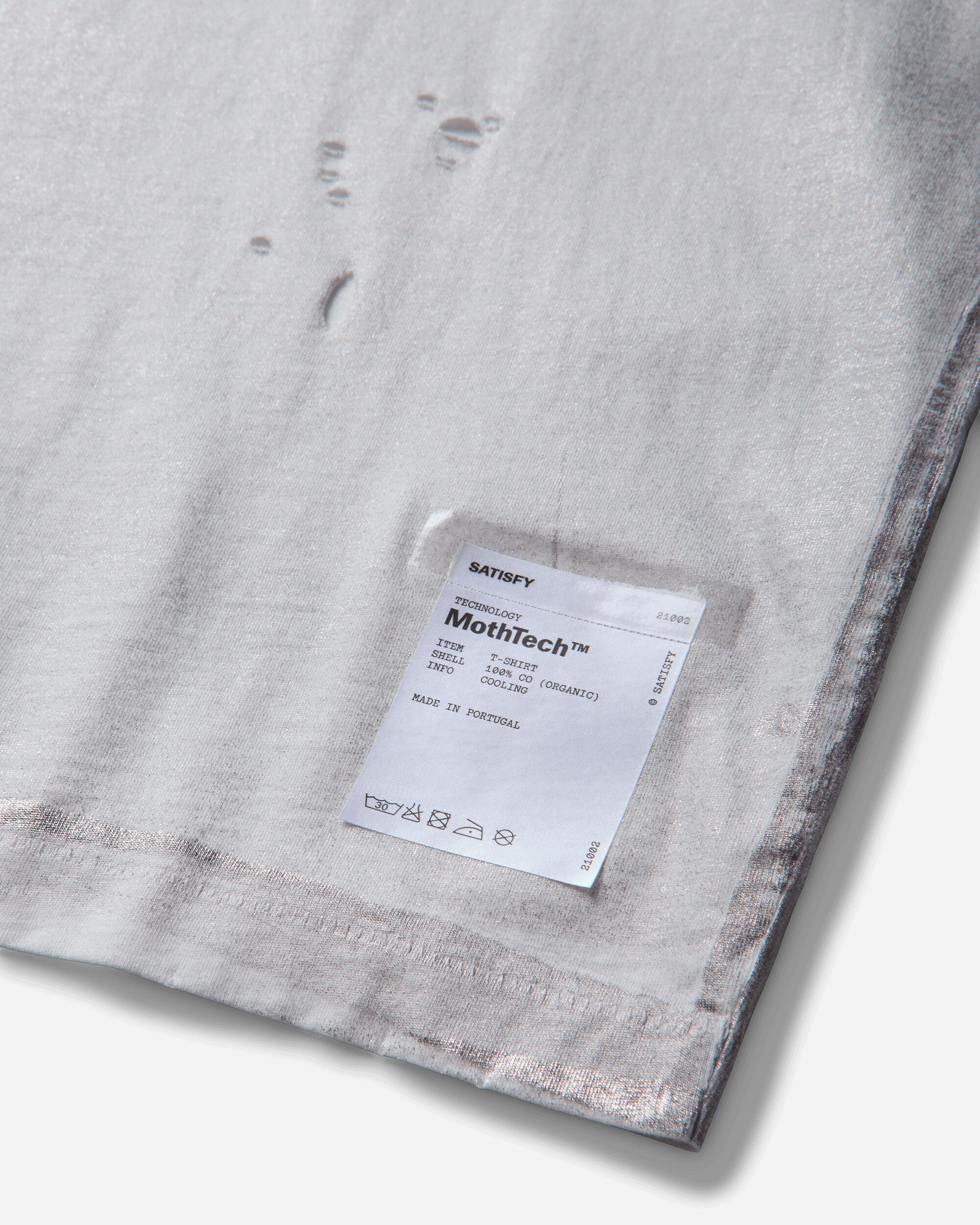 Satisfy Wmns Mothtech T Shirt Silver T-Shirts Shortsleeve 21002 80K02