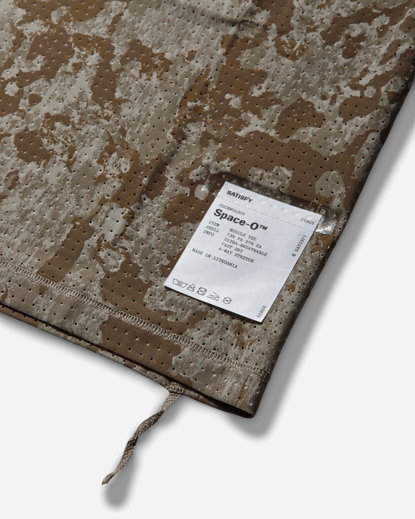 Satisfy Wmns Space O Muscle Tee Camo T-Shirts Shortsleeve 21025 59F01