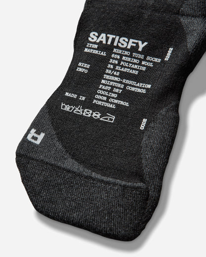 Satisfy Merino Nylon Tube Socks Black Underwear Socks 32002 00000