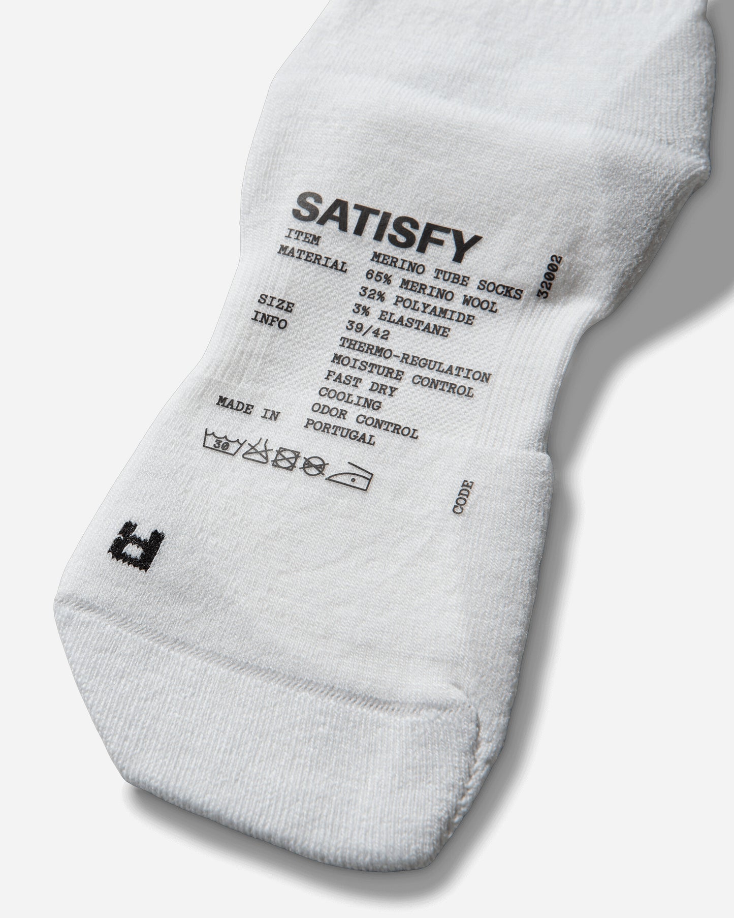 Satisfy Merino Nylon Tube Socks Off White Underwear Socks 32002 11100