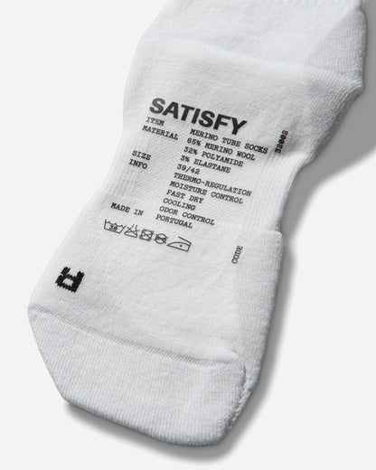 Satisfy Merino Nylon Tube Socks Off White Underwear Socks 32002 11100