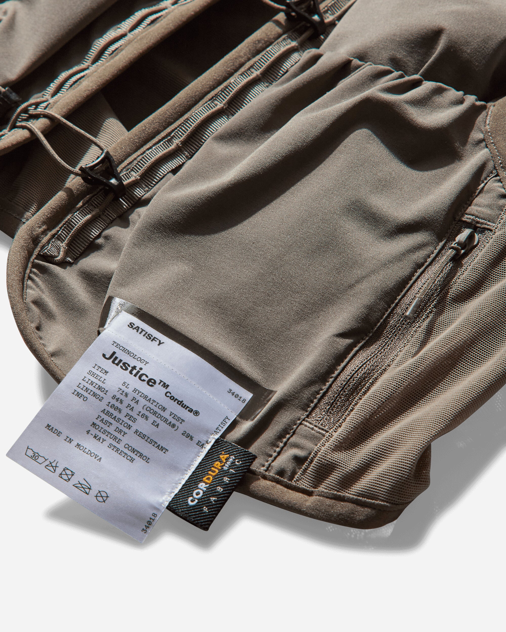 Satisfy Justice Cordura Hydration Vest 5L Falcon Coats and Jackets Vests 34018 91001