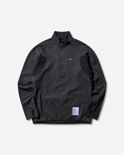 Satisfy FuzzFleece Half-Zip Black Sweatshirts Zip-Ups 11013 RRSA