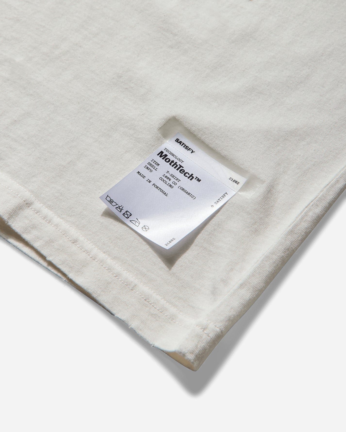 Satisfy Mothtech T Shirt Off White Sweatshirts Zip-Ups 21002 11113