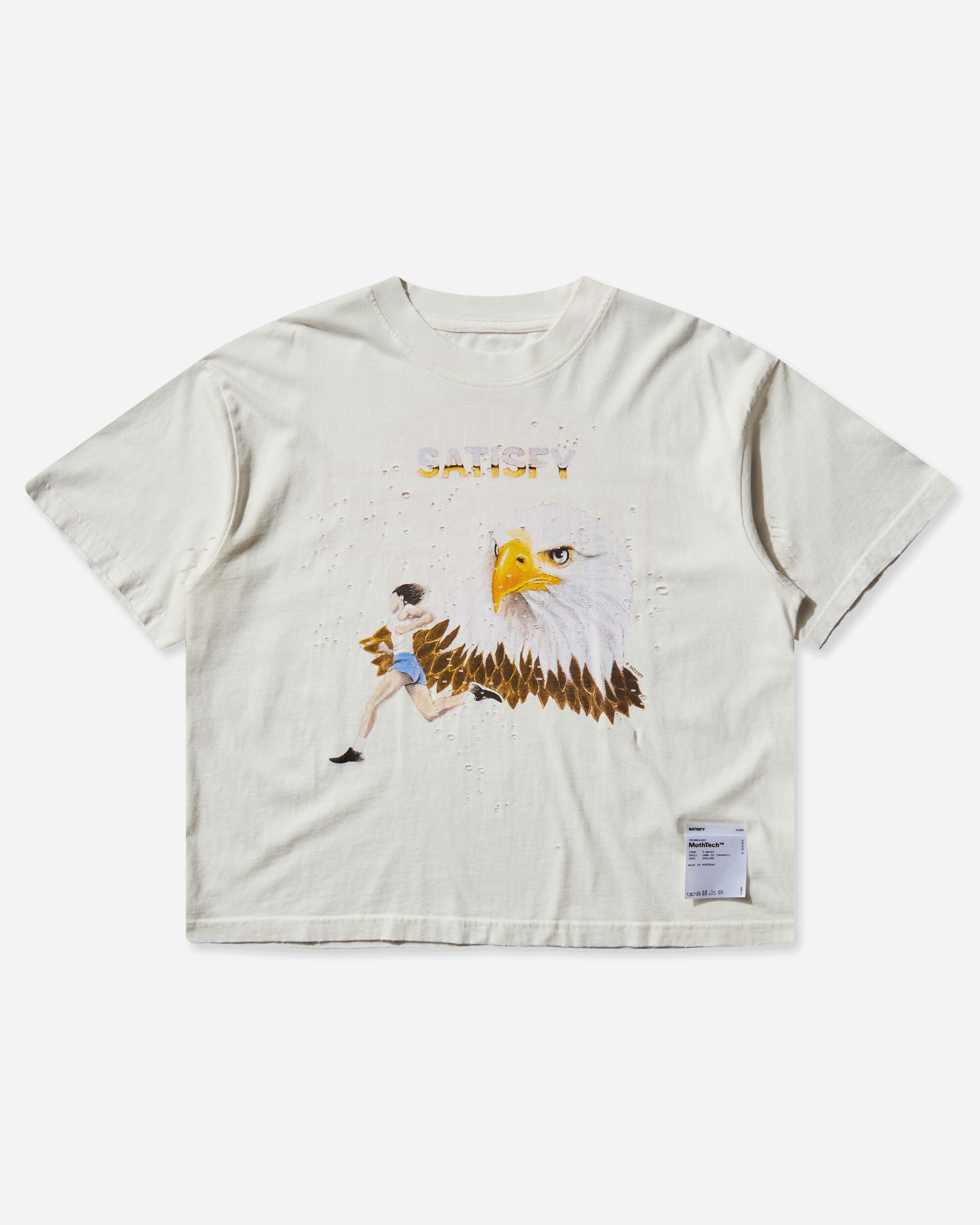 Satisfy Mothtech T Shirt Off White Sweatshirts Zip-Ups 21002 11113