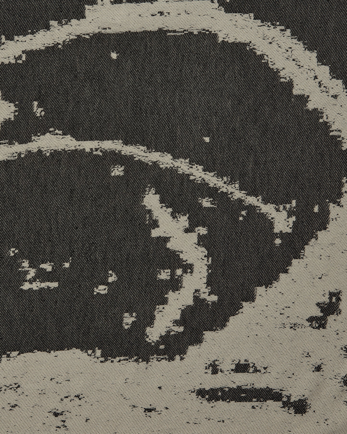 Serapis Hippocampus Pattern Towel Black Textile Bath Towels HW2TO2 001