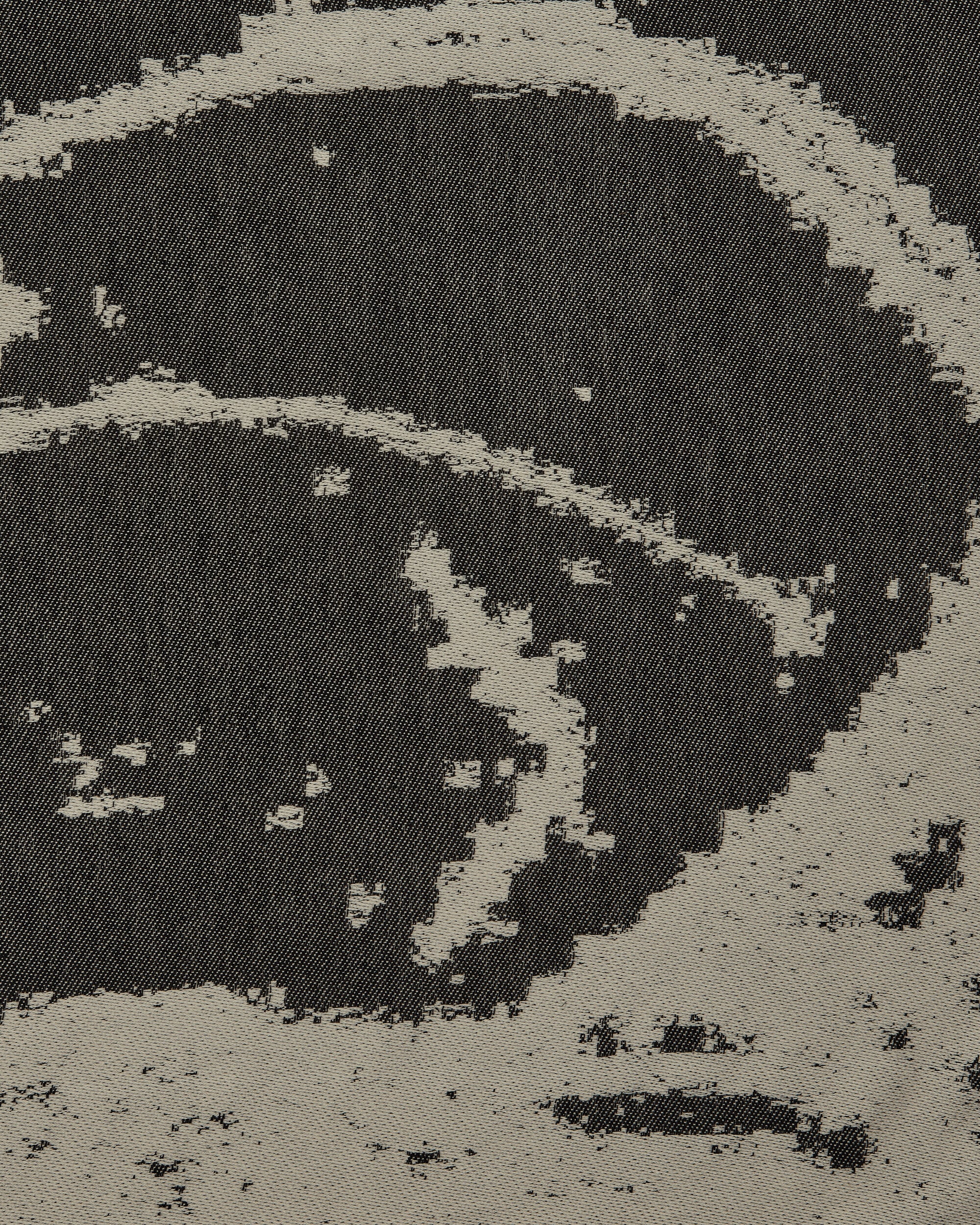 Serapis Hippocampus Pattern Towel Black Textile Bath Towels HW2TO2 001