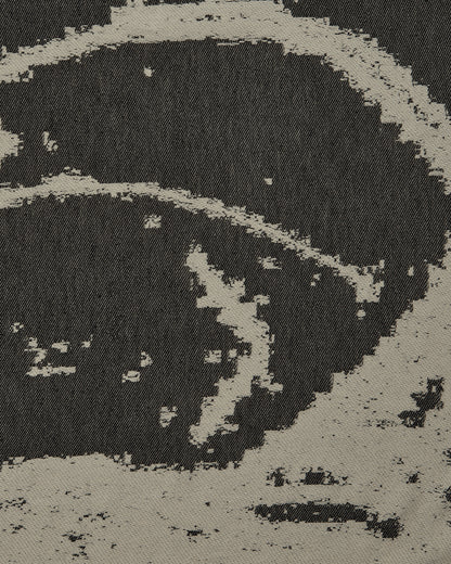 Serapis Hippocampus Pattern Towel Black Textile Bath Towels HW2TO2 001