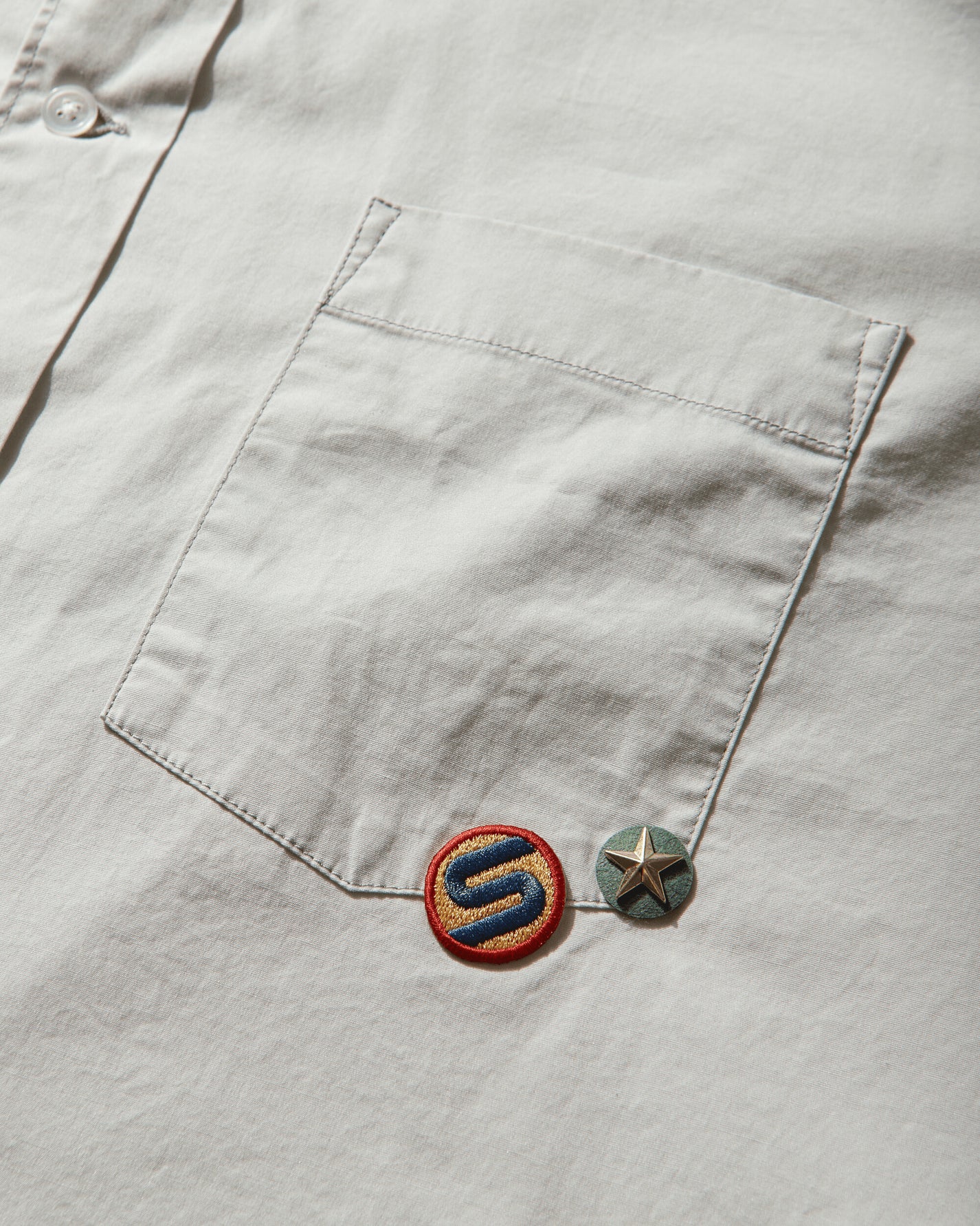 Silas Camp Shirt Off White Shirts Longsleeve Shirt LN-T001A01 OFFWHITE