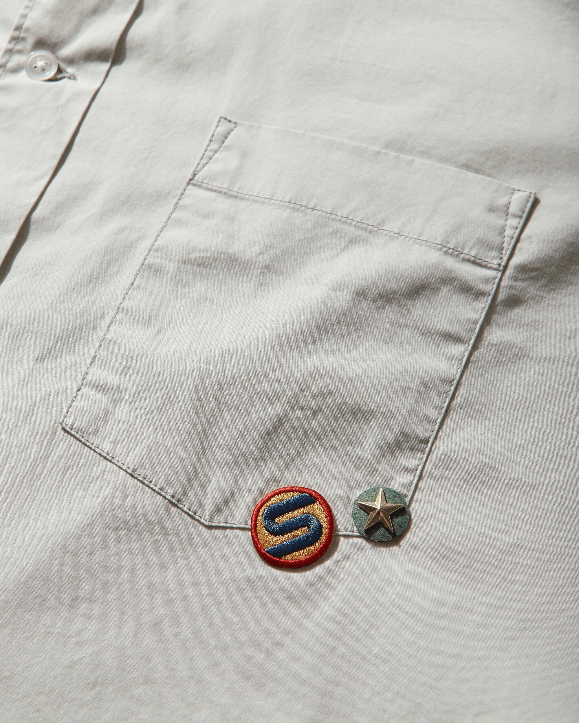 Silas Camp Shirt Off White Shirts Longsleeve Shirt LN-T001A01 OFFWHITE