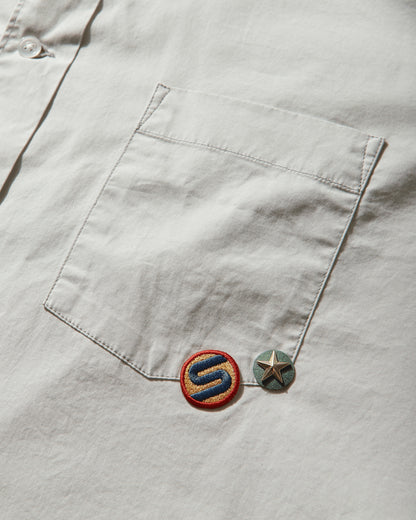 Silas Camp Shirt Off White Shirts Longsleeve Shirt LN-T001A01 OFFWHITE