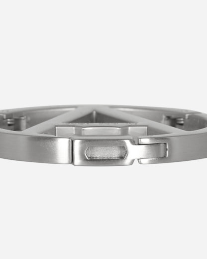 Slam Jam Chaos Is Order Logo Carabiner Silver Small Accessories Keychains BBUW202OT01 GRY0002