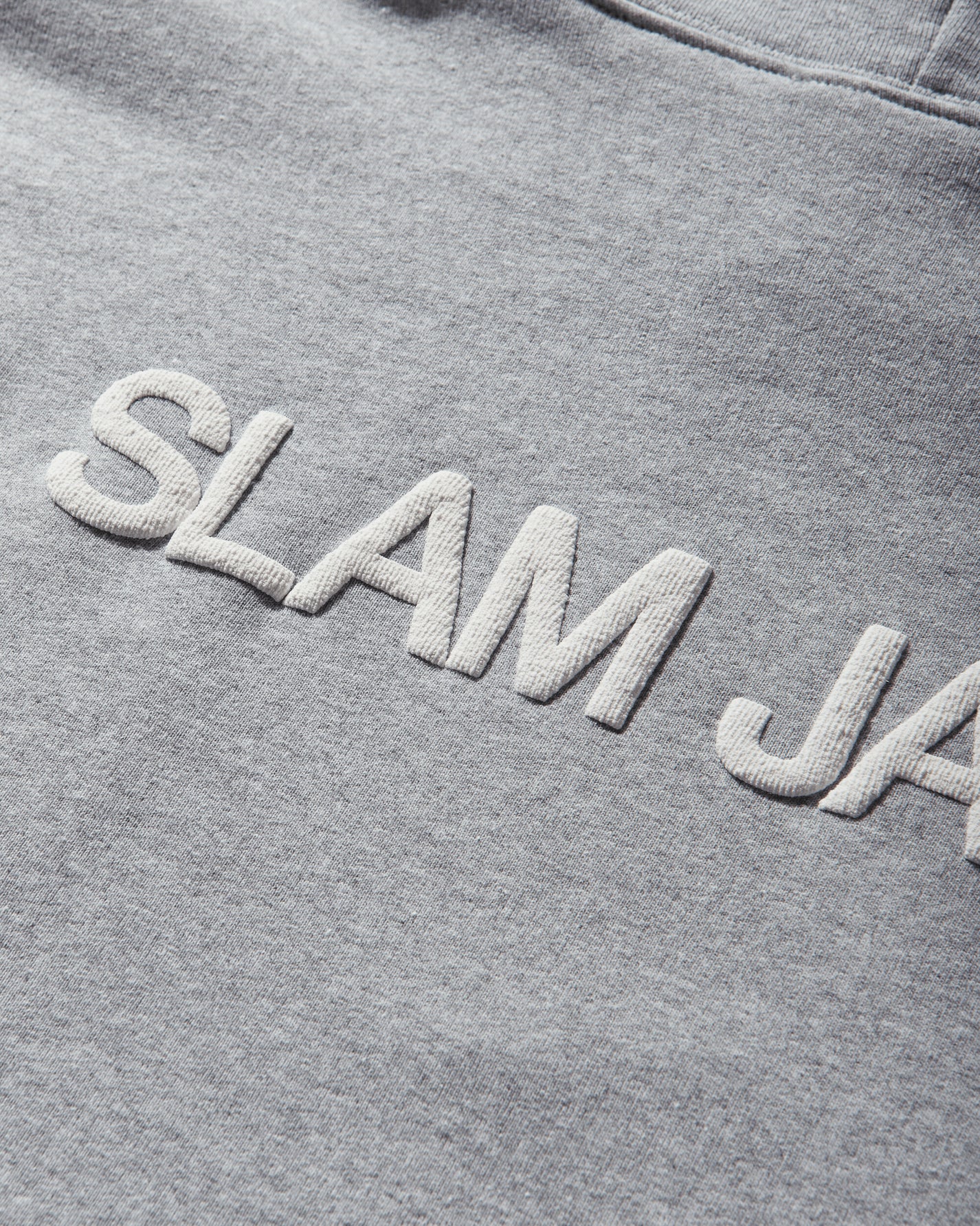 Slam Jam Graphic Hoodie Melange Sweatshirts Hoodies BBMW038FA05 GRY0019