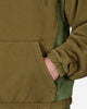 Slam Jam Panel Hoodie Green Brown Sweatshirts Hoodies SBM0015FA07 GRNBW01