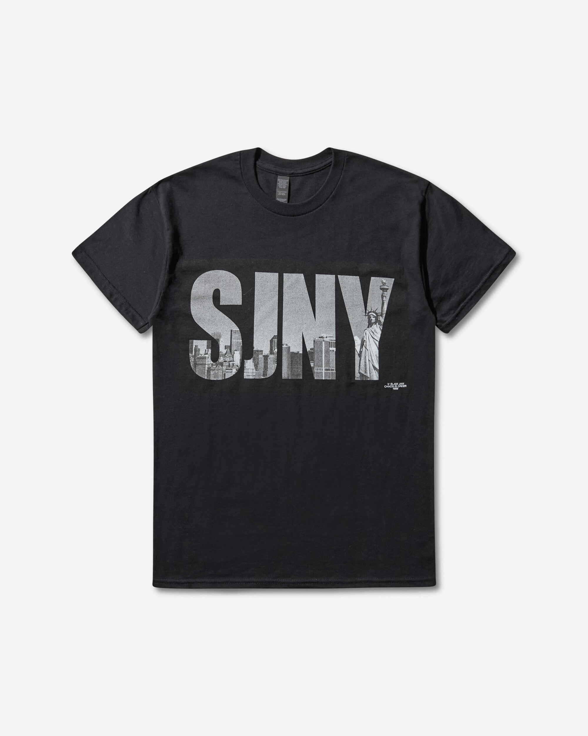 Slam Jam Slam Jam New York City T-Shirt Black T-Shirts Shortsleeve SJNYCTEE2 BLK
