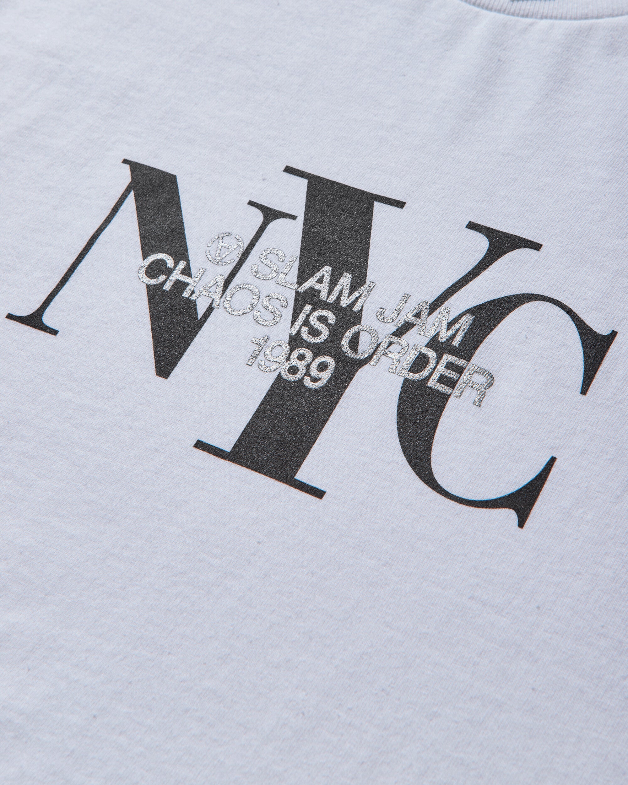 Slam Jam Slam Jam New York City T-Shirt White T-Shirts Shortsleeve SJNYCTEE1 WHT