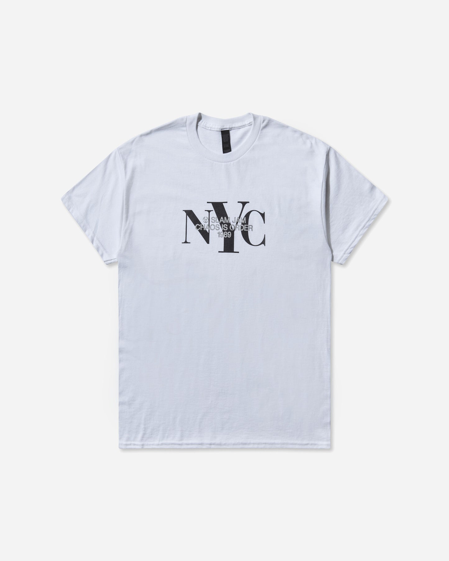 Slam Jam Slam Jam New York City T-Shirt White T-Shirts Shortsleeve SJNYCTEE1 WHT