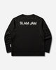Slam Jam Graphic LS Tee Black T-Shirts Top BBMW043FA10 BLK0001