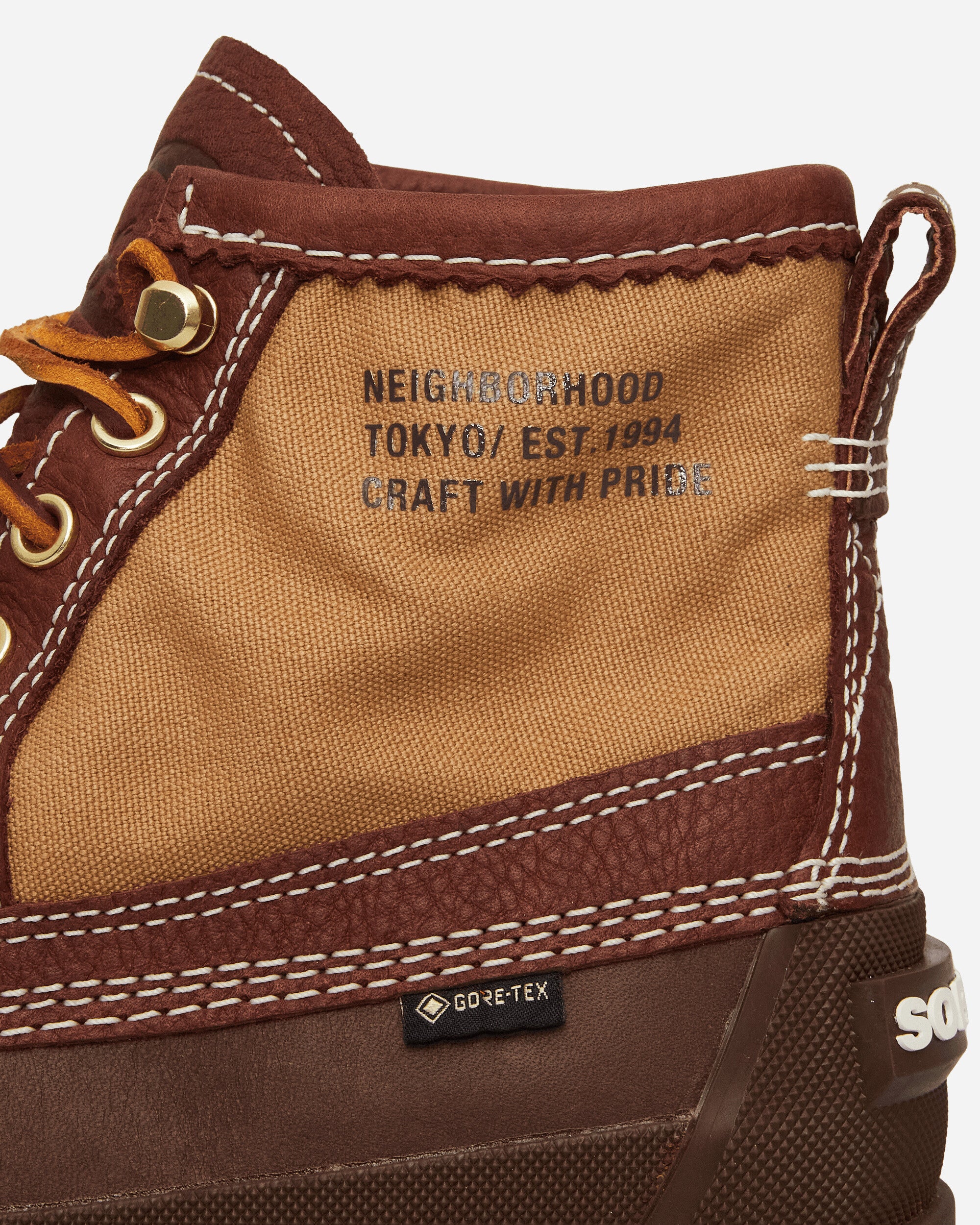 Sorel Sorel X Neighborhood Daystorm Gtx Dark Amber Sea Salt Boots Hiking 2166031 242