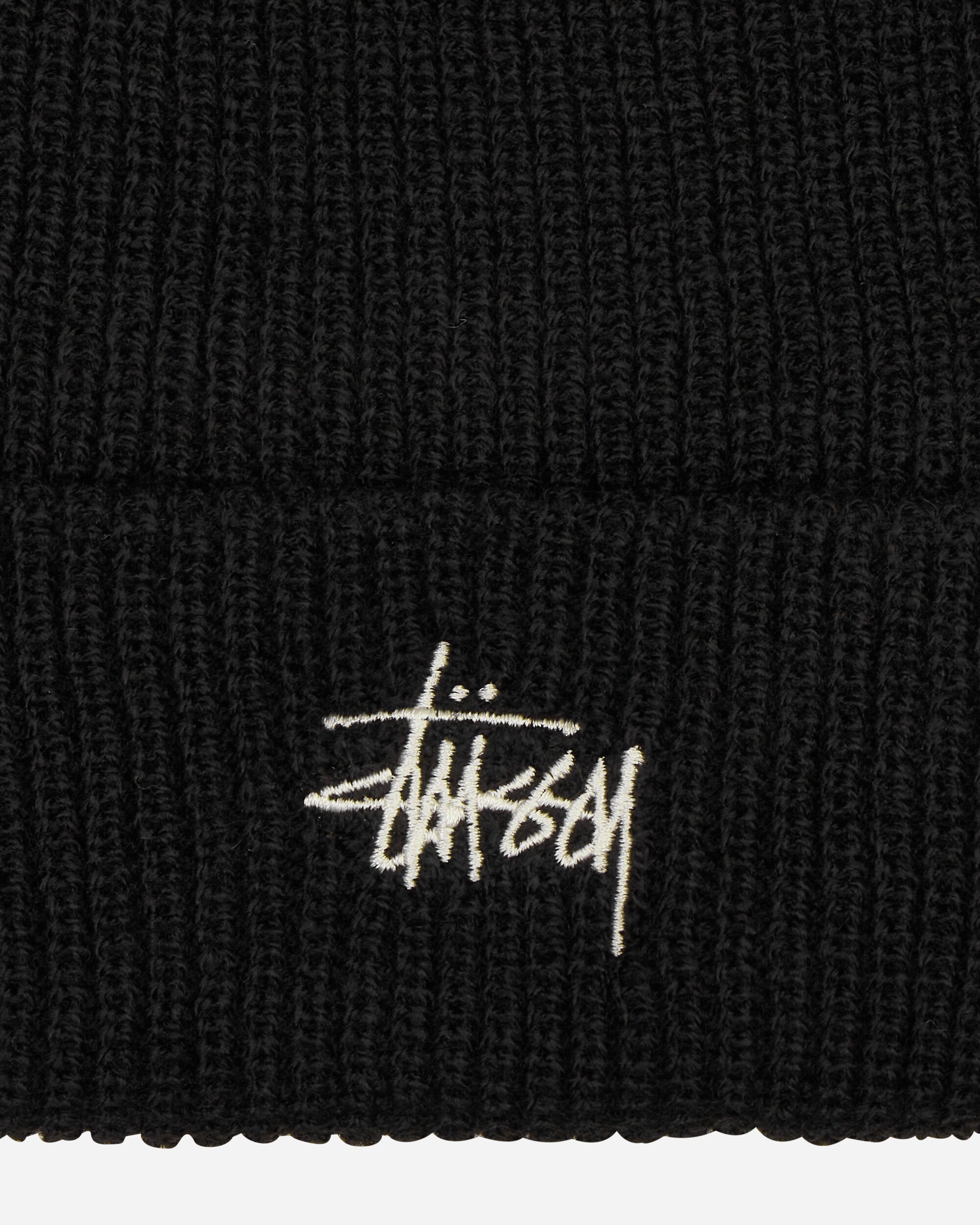 Stüssy Basic Cuff Beanie Black Hats Beanies 1321019SJ 0001