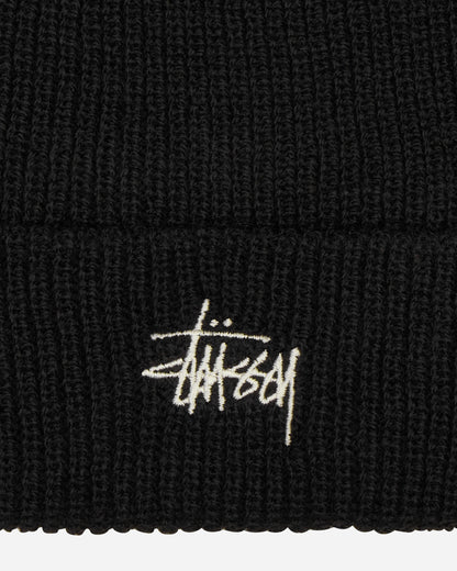 Stüssy Basic Cuff Beanie Black Hats Beanies 1321019SJ 0001