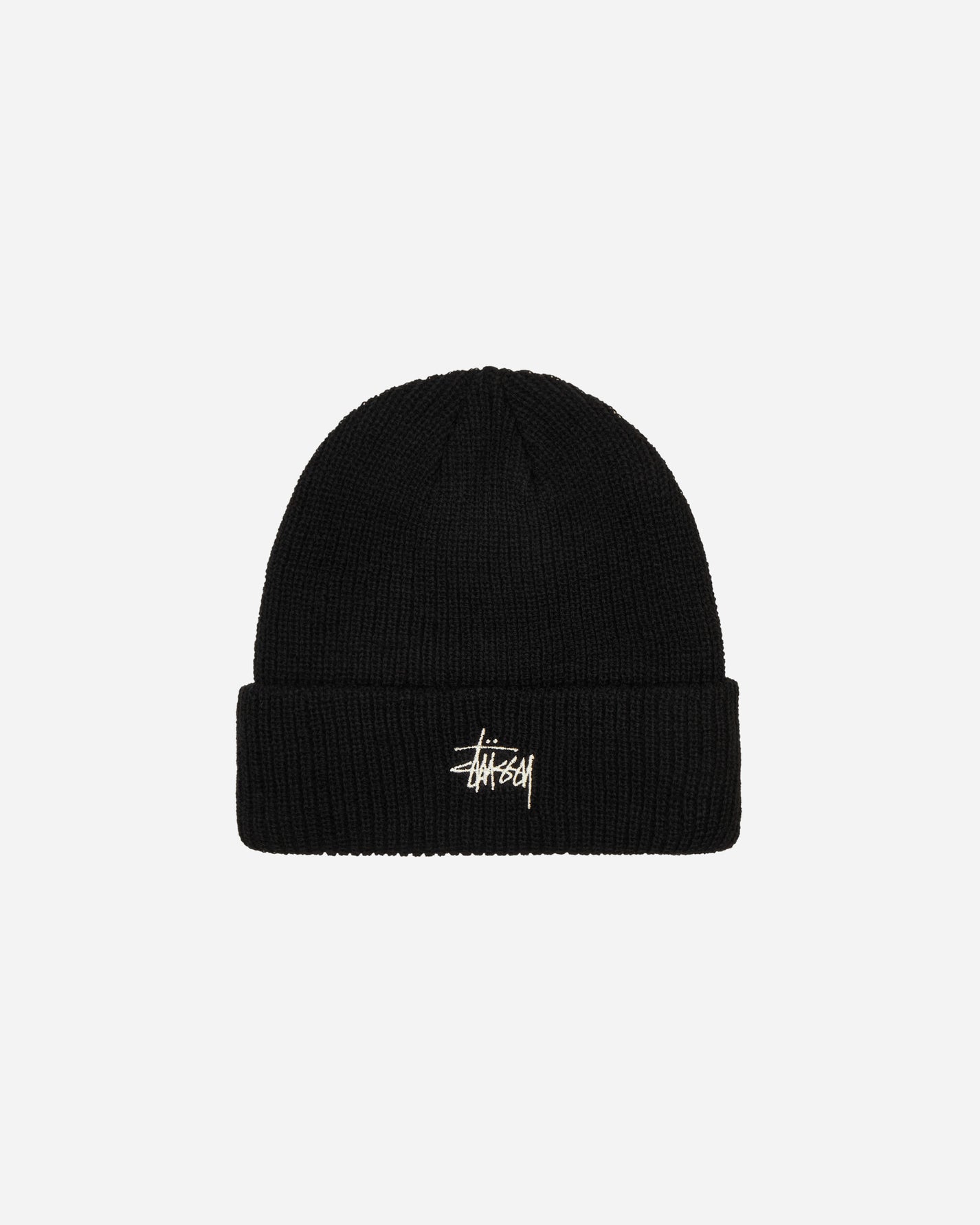 Stüssy Basic Cuff Beanie Black Hats Beanies 1321019SJ 0001