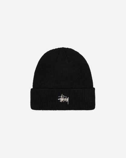 Stüssy Basic Cuff Beanie Black Hats Beanies 1321019SJ 0001