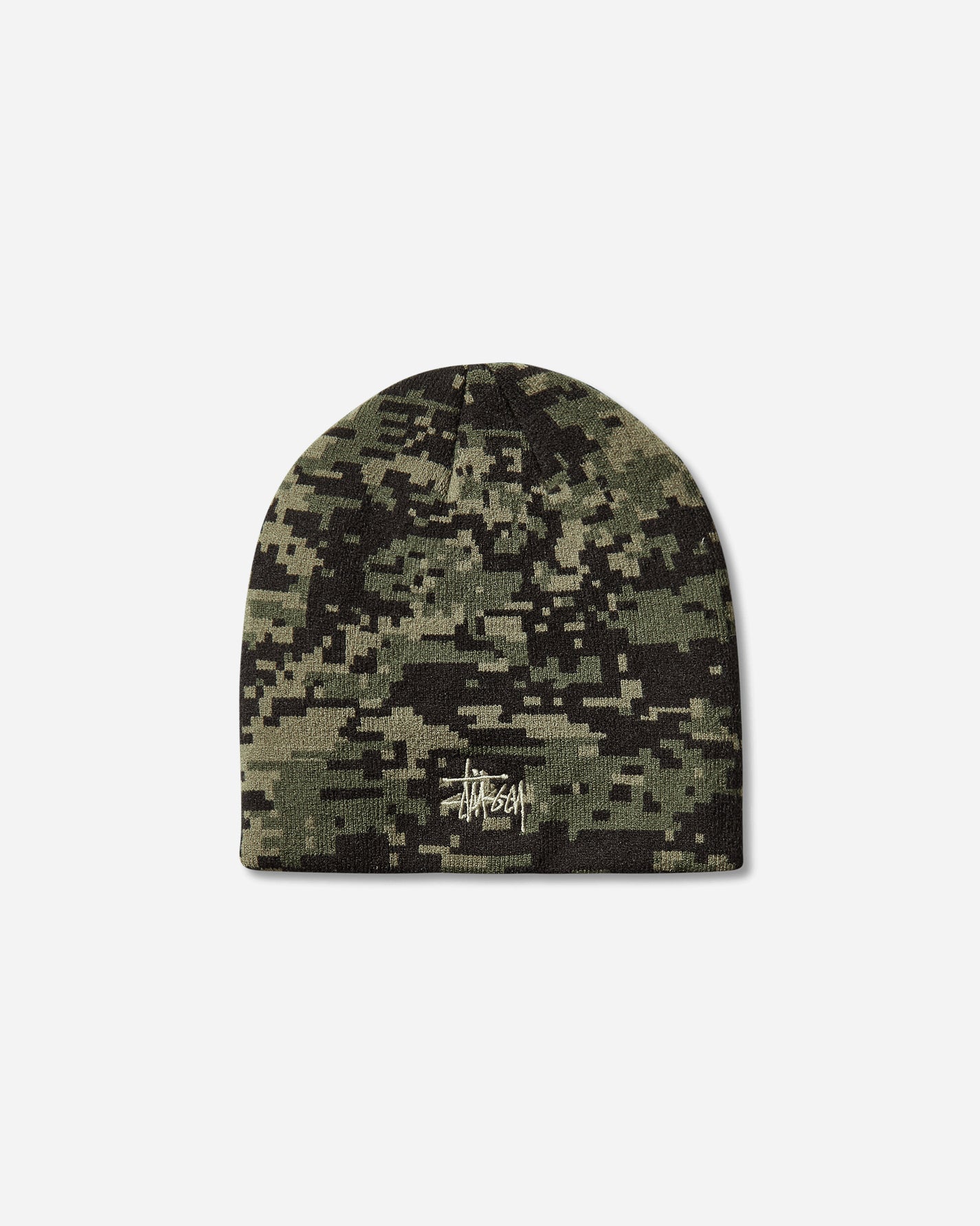 Stüssy Basic Skullcap Beanie Digi Camo Green Hats Beanies 1321263SJ 2781