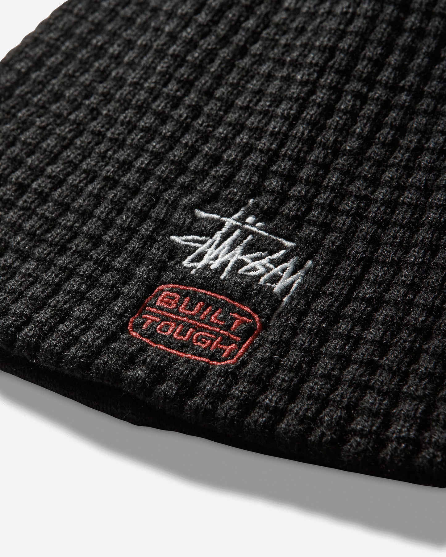 Stüssy Skullcap Built Tough Black Hats Beanies 1321238SJ 0001