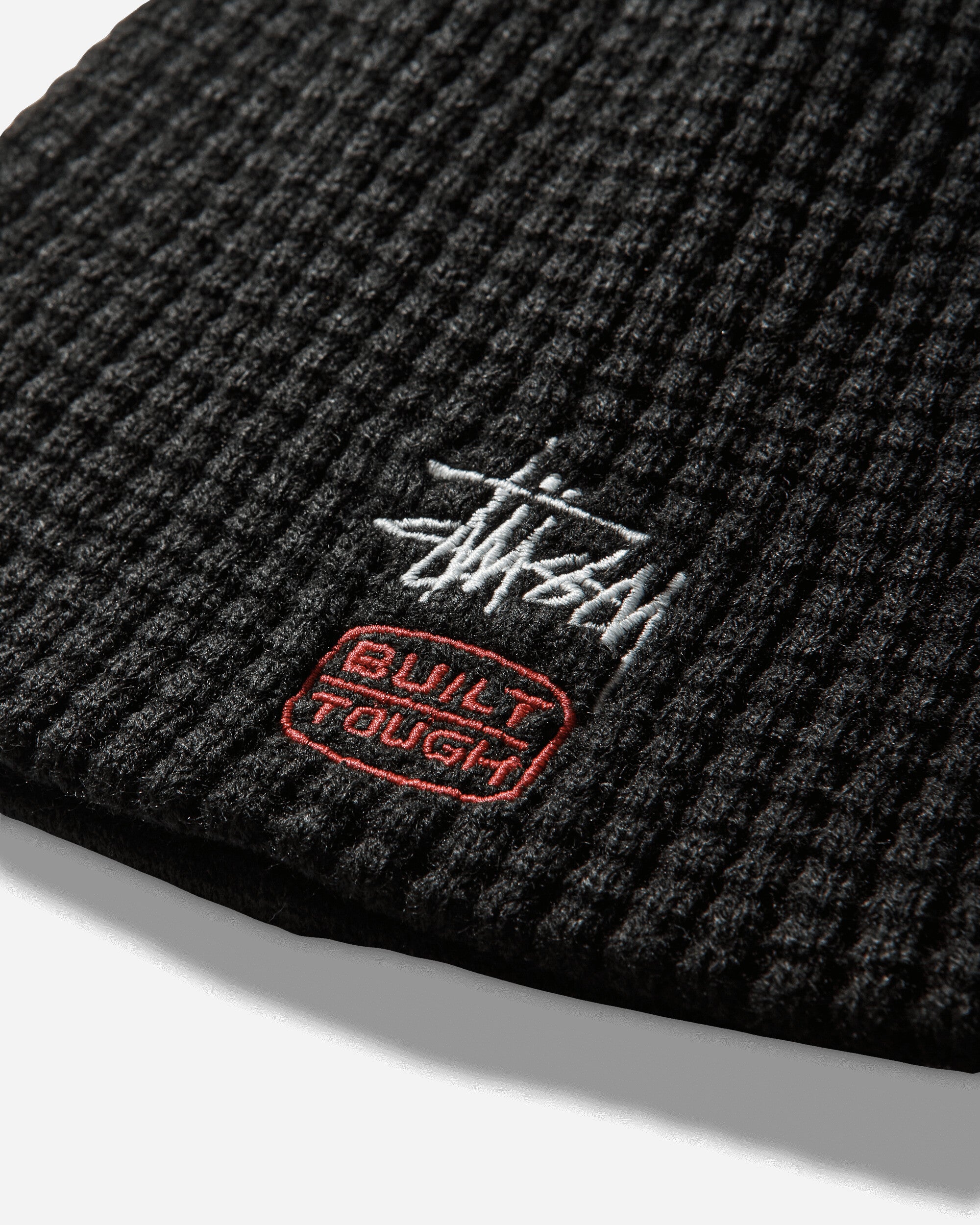 Stüssy Skullcap Built Tough Black Hats Beanies 1321238SJ 0001