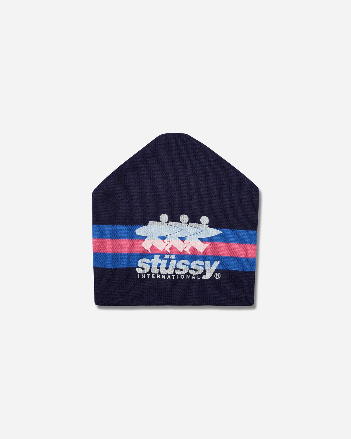 Stüssy Stripe Ski Beanie Navy Hats Beanies 1321276SJ 0806