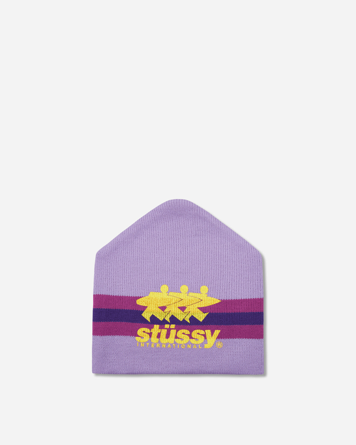 Stüssy Stripe Ski Beanie Purple Hats Beanies 1321276SJ 0809