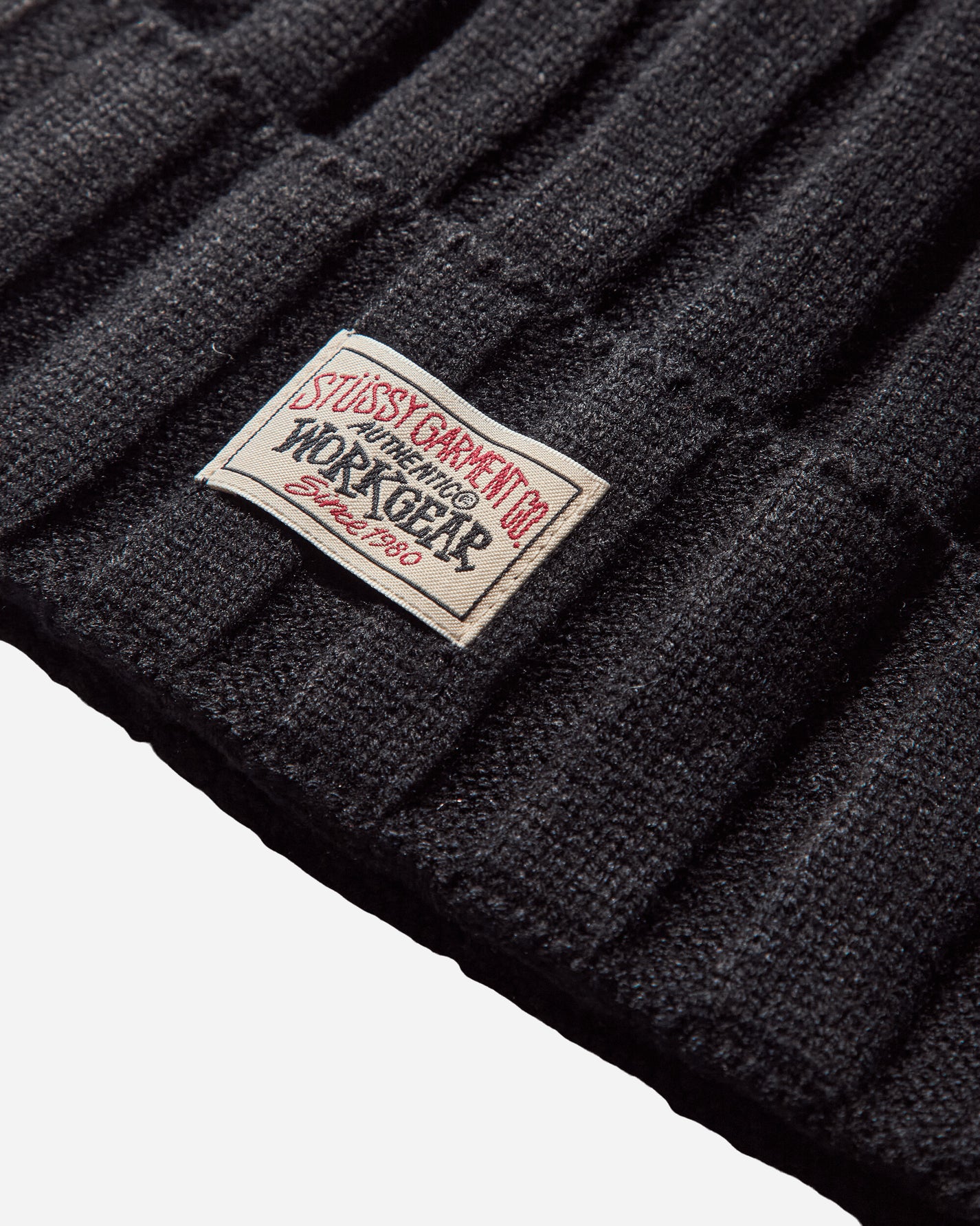 Stüssy Workwear Cuff Beanie Black Hats Beanies 1321147 0001